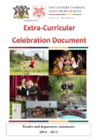 Extra-Curricular Results Celebration Booklet 2014/15
