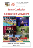 Extra-Curricular Results Celebration Booklet 2015/16