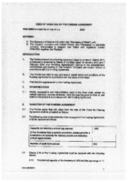 Funding Agreement Deed Of Variation