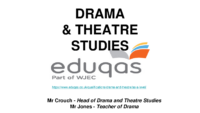 Drama Taster Session Presentation