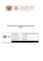 Examinations – Child Protection and Safeguarding policy