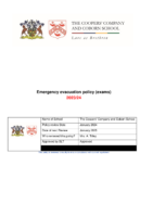 Examinations – Emergency Evacuation Policy