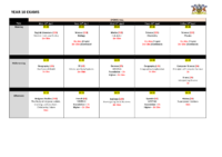 Year 10 Exam Timetable – April 2024