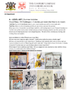 Art Summer Transition Task