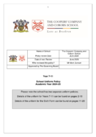School Uniform Policy