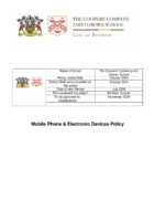 Mobile-Phone-Electronic-Devices-Policy 2024 – 2026