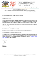 Met Police: Safe Driving Letter