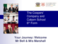 Presentation 1: Welcome to your journey